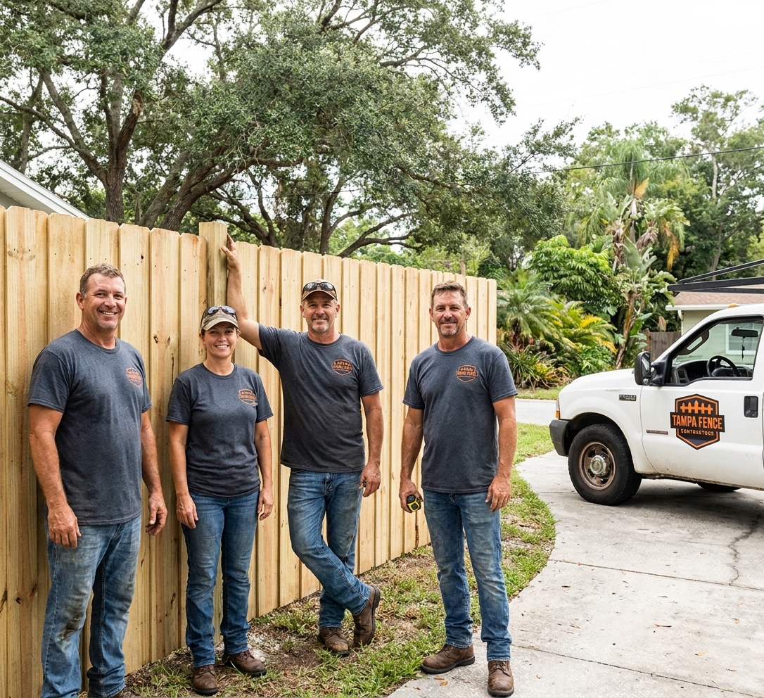 The Tampa Fence Contractors team